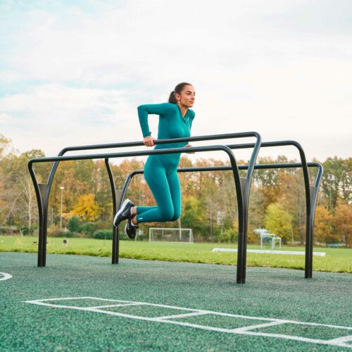 Outdoor gym equipment from Noord for training at park