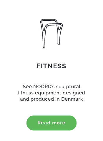 NOORD's sculptural fitness equipment made in Denmark