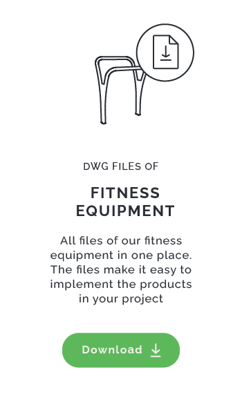 NOORD DWG files of fitness equipment to implement the products in your project