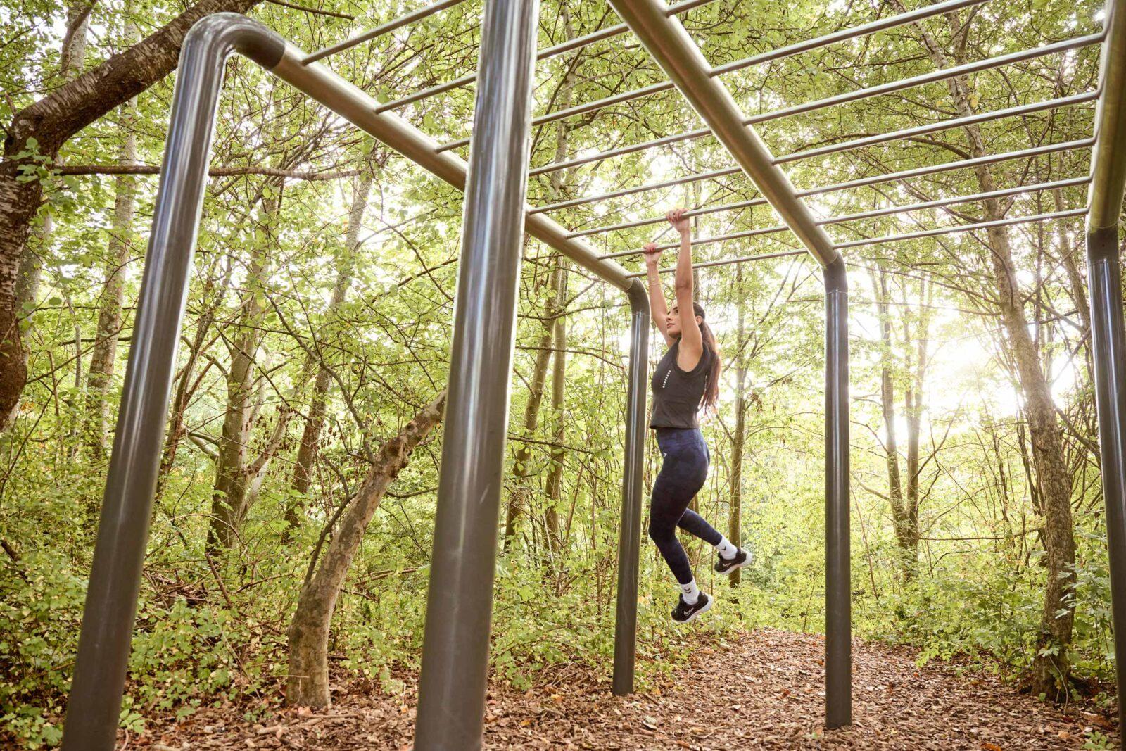 Horizontal Ladder Double - Outdoor obstacles to train for free and without limitations